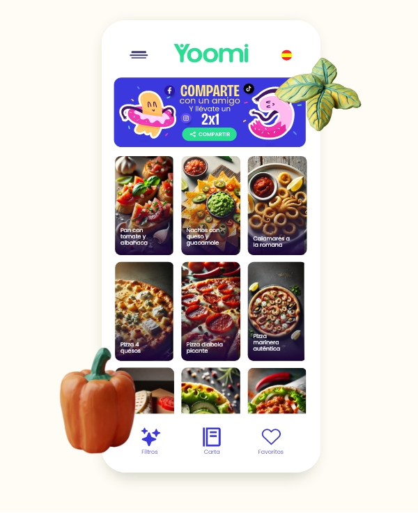 Camarero virtual para restaurantes y cafeterías